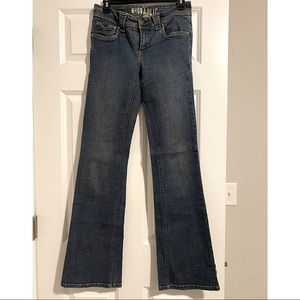 Hydraulic flare leg jeans
